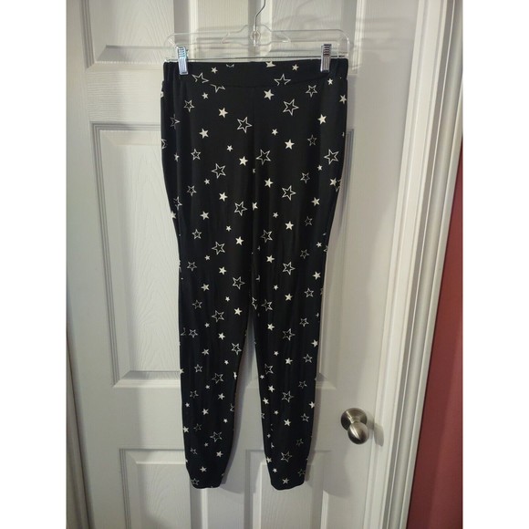 Steve Madden Leggings Size S Black With Stars - Picture 1 of 9
